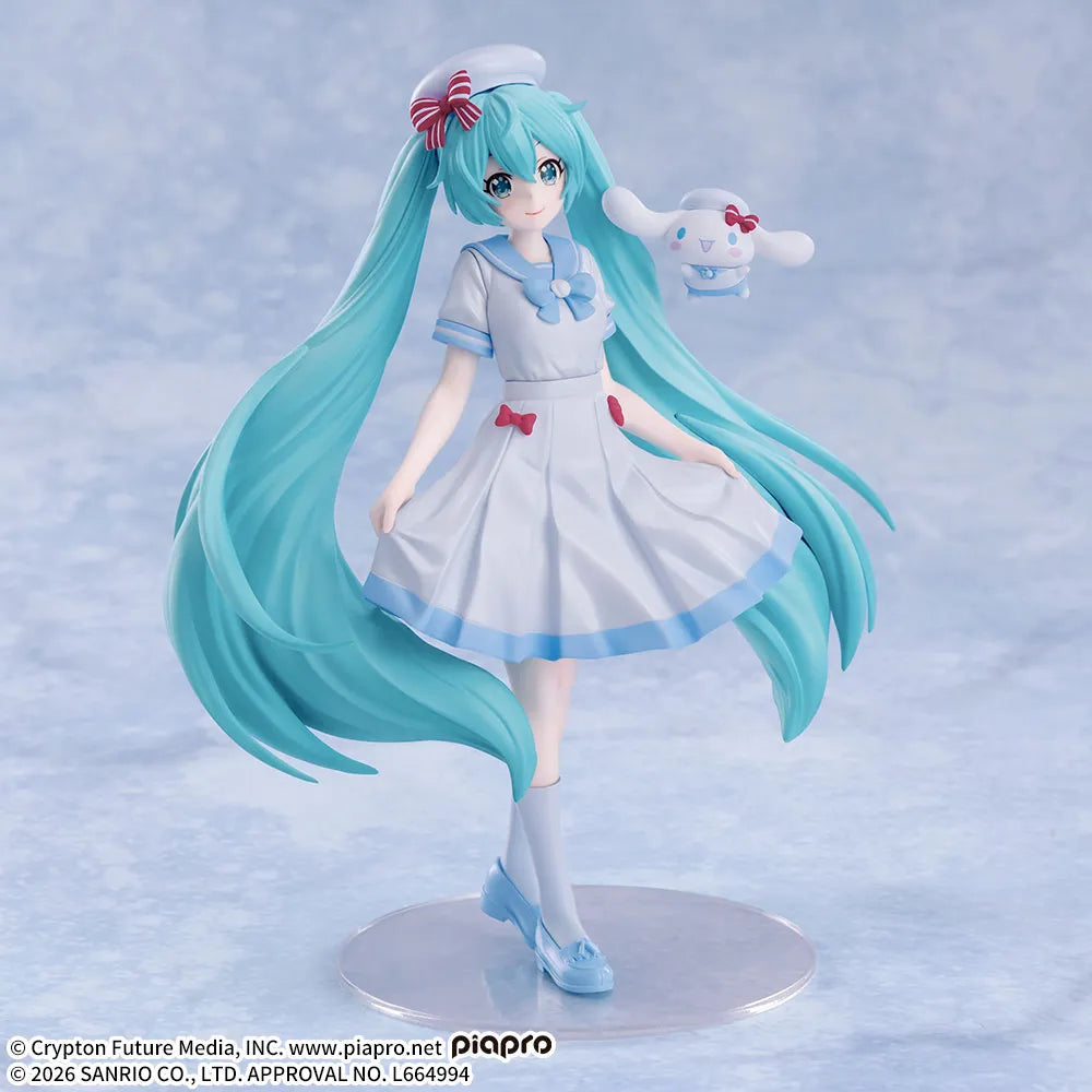 Hatsune Miku x Cinnamoroll: Versão Verão. XStellar Figure