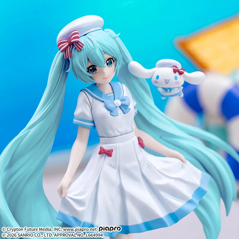 Hatsune Miku x Cinnamoroll: Versão Verão. XStellar Figure