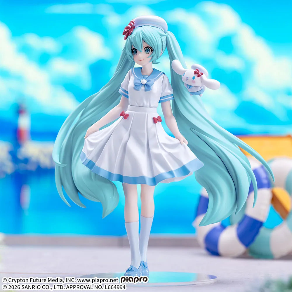 Hatsune Miku x Cinnamoroll: Versão Verão. XStellar Figure