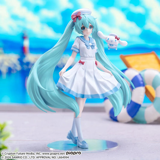 Hatsune Miku x Cinnamoroll: Summer Ver. XStellar Figure