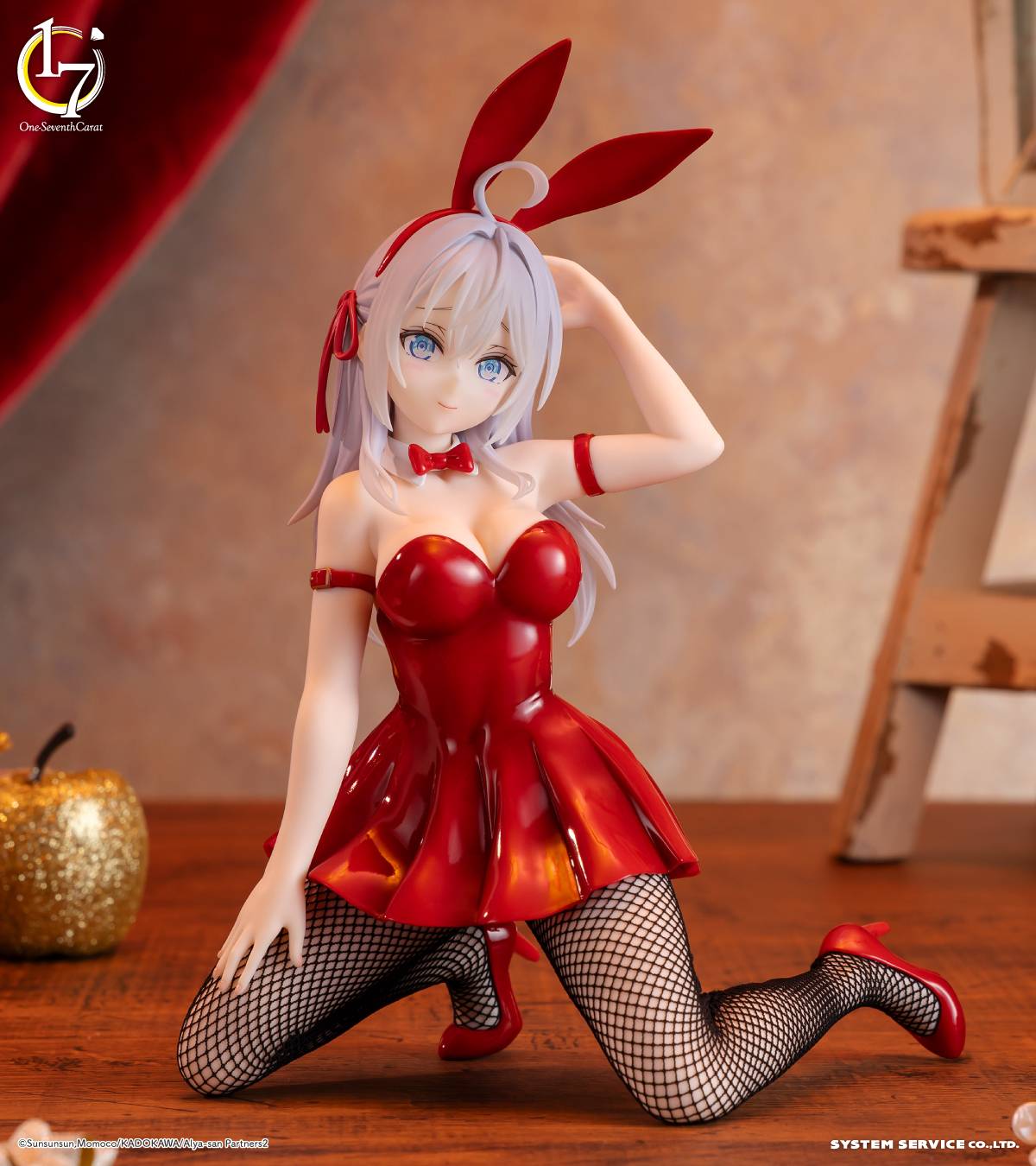 Alya Sometimes Hides Her Feelings in Russian: Alya - RED Bunny Ver. One-Seventh Carat
