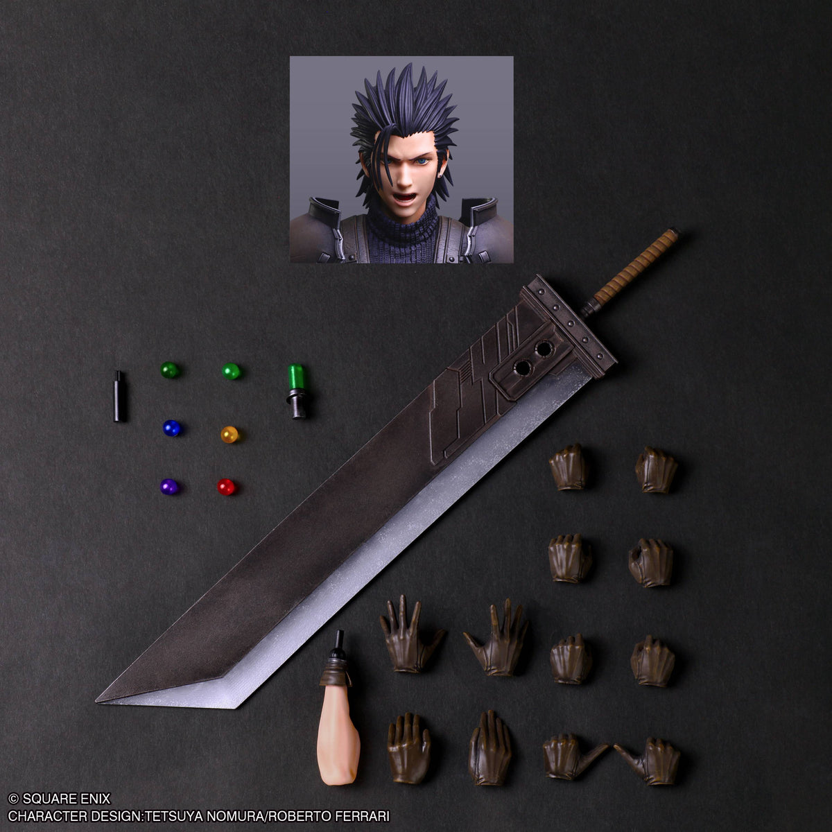 Final Fantasy VII Rebirth: Zack Fair Soldier 1st Class - Play Arts Shin